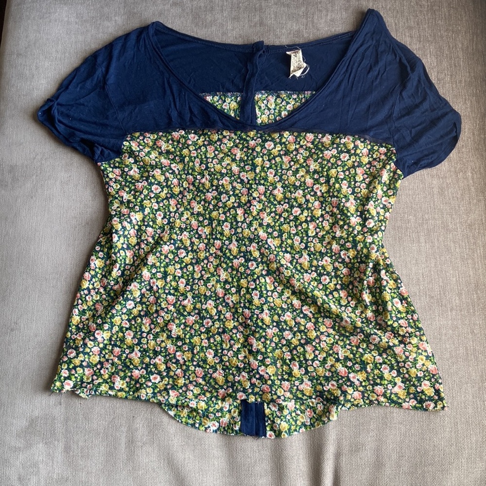 Free People Flowery Top (M)